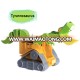 The funny dinosaur truck toys tyrannosaurus Beach toy car Plastic cartoon car toy for children