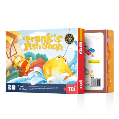 TOI 2020 NEW Frank's fish shop board game 2 in 1 games for family buy and sell whole toys for kids