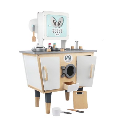 New Design Robot Kitchen Toy Wooden Kitchen Toy Role Playing Custom Kitchen Set